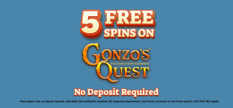 5 Free Spins on Card Registration No Deposit Required UK