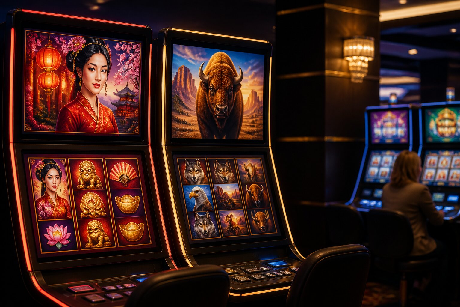 Why Are So Many Slot Machines Asian or Buffalo Themed? Explained